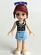 frnd126 Friends- Mia, helderblauwe skirt, donkerblauw vest NIEUW *2M0000 - Img 2