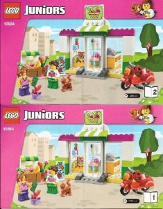 INS10684 10684 BOUWBESCHRIJVING -Supermaret Suitcase (2 boekjes) NIEUW *