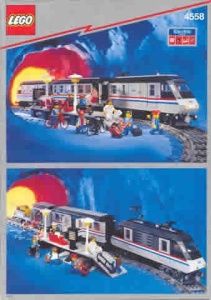 INS4558-Gb 4558 BOUWBESCHRIJVING- Metroliner EXTREEM VERKREUKELD, PLAKBAND OP PAGINA gebruikt *LOC RB