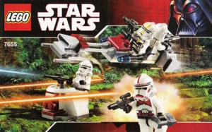 INS7655 7655 BOUWBESCHRIJVING- Clone Troopers Battle Pack NIEUW *LOC RBSW