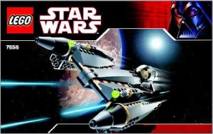 INS7656-G 7656 BOUWBESCHRIJVING- General Grievous Starfighter gebruikt *LOC RBSW