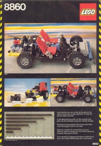 INS8860-G 8860 BOUWBESCHRIJVING- Car chassis (Auto Chassis) gebruikt *LOC RBT