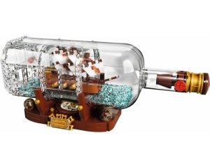 Set 21313-G Ship in a Bottle, met doos (99% compleet) gebruikt *