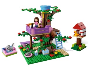 Set 3065 -G Set 3065 Olivia's Tree House (99% compleet) gebruikt *