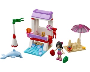 Set 41028-G Emma's Lifeguard Post, zonder doos gebruikt *