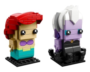 Set 41623-G BrickHeadz Ariel & Ursula, met doos (99% compleet) gebruikt *