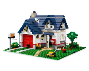 Set 5891 Set 5891 Apple Tree House MET doos (99% compleet) gebruikt * - Img 2