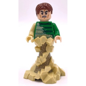 sh0685 Superheroes- Sandman- Green outfit, tan sand form with swirling base NIEUW *0M0000 - Img 2
