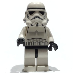 sw0188aG Star Wars: Stormtrooper met stoppen op helm gebruikt *0M0000