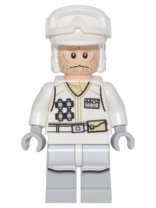 sw0765 Star Wars: Hoth Rebel Trooper White unifor, no backpack (75146) NIEUW *0M0000