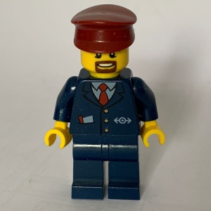 trn237 Comducteur met blauw pak NIEUW *0M0000