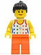twn114G Vrouw, paadenstaart, regenboog hemd gebruikt *0M0000