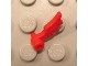 x46-5G Pluim- drakenvleugel links (pin naar voren) rood gebruikt *0L0000
