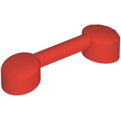 x659-5G FABULAND telefoon 1x4 met gaatje rood gebruikt *