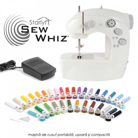 Masina de cusut Sew Whiz + CADOU FIER DE CALCAT - Oferta Speciala