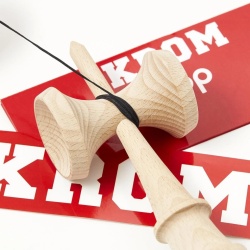 Kendama KROM Pop Chrome Pop LOL Clear, Rosu 