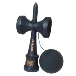 Kendama USA Forever - Bila cu Rubber Grip (All Black Edition) 