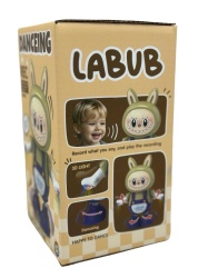 Jucarie Labubu Dancing cu Lumini si Inregistrare – Model Interactiv Electric Micutul Monstru, Pop Mart ,The Monsters. MARO