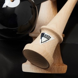 Kendama KROM Pop Chrome Pop LOL Clear, Negru