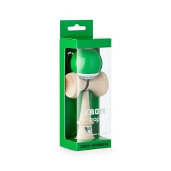 Kendama KROM Pop LOL Clear (Dark Green) verde inchis