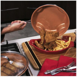 Oferta - Tigaie Dry Cooker Air Fry Pan Ceramica - Gateste fara ulei!