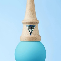Kendama KROM Pop Chrome Pop LOL Clear, Sky Blue