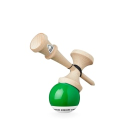 Kendama KROM Pop LOL Clear (Dark Green) verde inchis