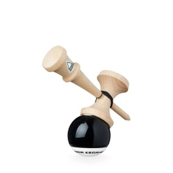 Kendama KROM Pop Chrome Pop LOL Clear, Negru