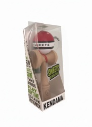 Kendama Starter Sweets, formă nouă Amped, ROSU 