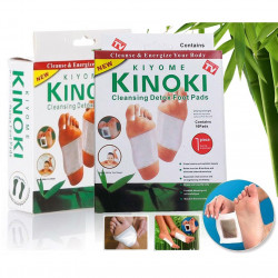 Oferta Kinoki - Set 60 plasturi detoxifiere homeopati cu Turmalina