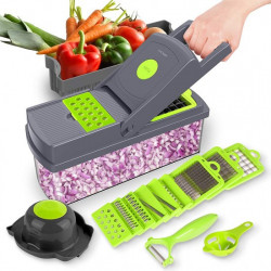 Oferta - Veggie Slicer - Razatoare multifunctionala 14 piese + CADOU