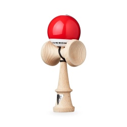 Kendama KROM Pop Chrome Pop LOL Clear, Rosu 