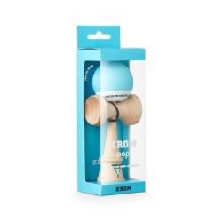 Kendama KROM Pop Chrome Pop LOL Clear, Sky Blue