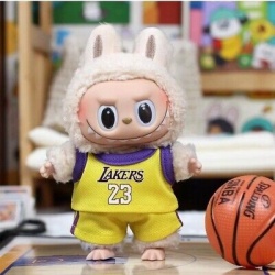 Jucarie De Plus, Labubu, Seria BigIntoEnergy, Generatia 3, Lakers 15 cm