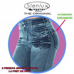 Slenlux Jeggings Jeans - 3 Perechi De Jeggings La Pret De 1