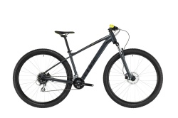 BICICLETA CUBE AIM PRO GREY N FLASYELLOW 20''/29''/L