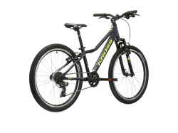 BICICLETA KROSS Hexagon JR 1.0 M 24 Navy Blue/Yellow/Glossy (084208) - Img 3