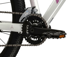 Bicicleta KROSS Lea 3.0 D 27.5/S alb/roz - Img 5