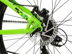 BICICLETA KROSS Dust JR 1.0 DSC M 24 S glossy green KRDUJ124X12M009271 - Img 6
