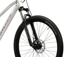 Bicicleta KROSS Lea 3.0 D 27.5/S alb/roz - Img 2