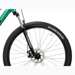BICICLETA KROSS HEXAGON 3.0 27,5 /S VERDE MARONIU/NEGRU - Img 5