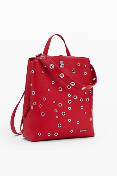 RUCSAC DESIGUAL BACK REBEL SUMY RED