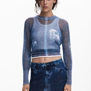 Bluza DESIGUAL Jers Dems - Img 1