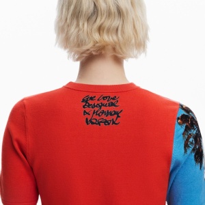 TRICOU DESIGUAL RED COLLAGE BY CHRISTIAN LACROIX - Img 2