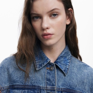 Jacheta DESIGUAL din denim cu maneci decorate - Img 4