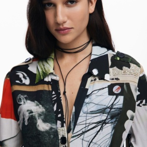 Rochie DESIGUAL Vest Collage by M Christian Lacroix - Img 3