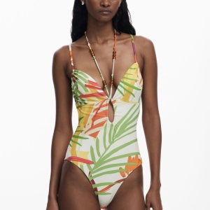 Desigual costum de baie dintr-o bucată SWIM BELICE TROPI ONE P. - Img 1