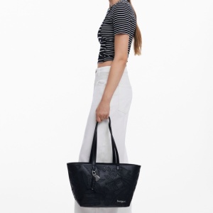 GEANTA DESIGUAL SHOPPER MARE BRODATA - Img 7