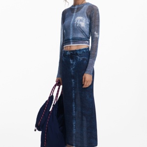 Bluza DESIGUAL Jers Dems - Img 5