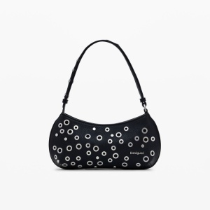 Geanta mini DESIGUAL BAG REBEL ALSACIA BLACK - Img 7